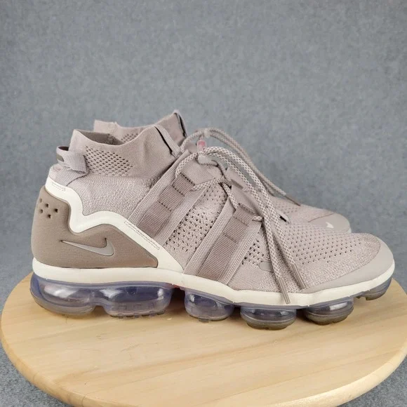 Nike Air VaporMax Flyknit Utility Moon Particle AH6834-205 Mens 14 Taupe Sneaker - Picture 5 of 12